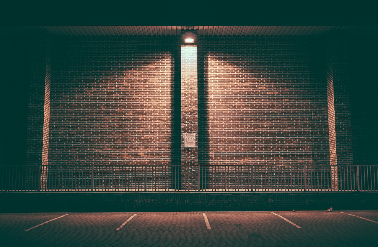 brick wall, empty, lighted-1834446.jpg